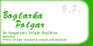boglarka polgar business card