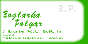 boglarka polgar business card